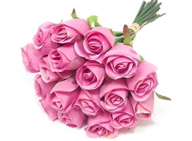 Medium Pink Roses- 40 / 50 cm Pack 100